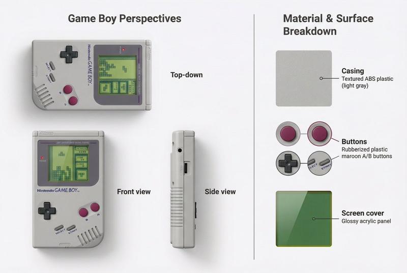 经典GameBoy俄罗斯方块拆解展示