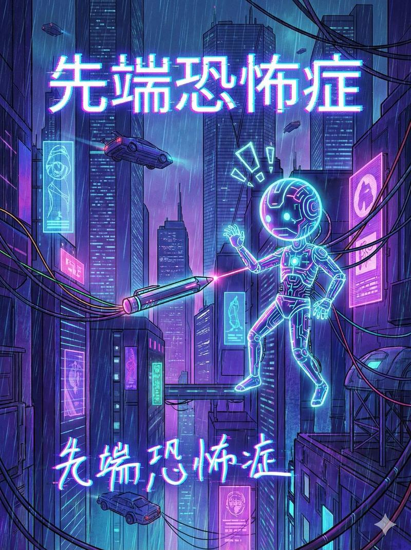 粘土动画风格描绘尖锐物体恐惧症心理