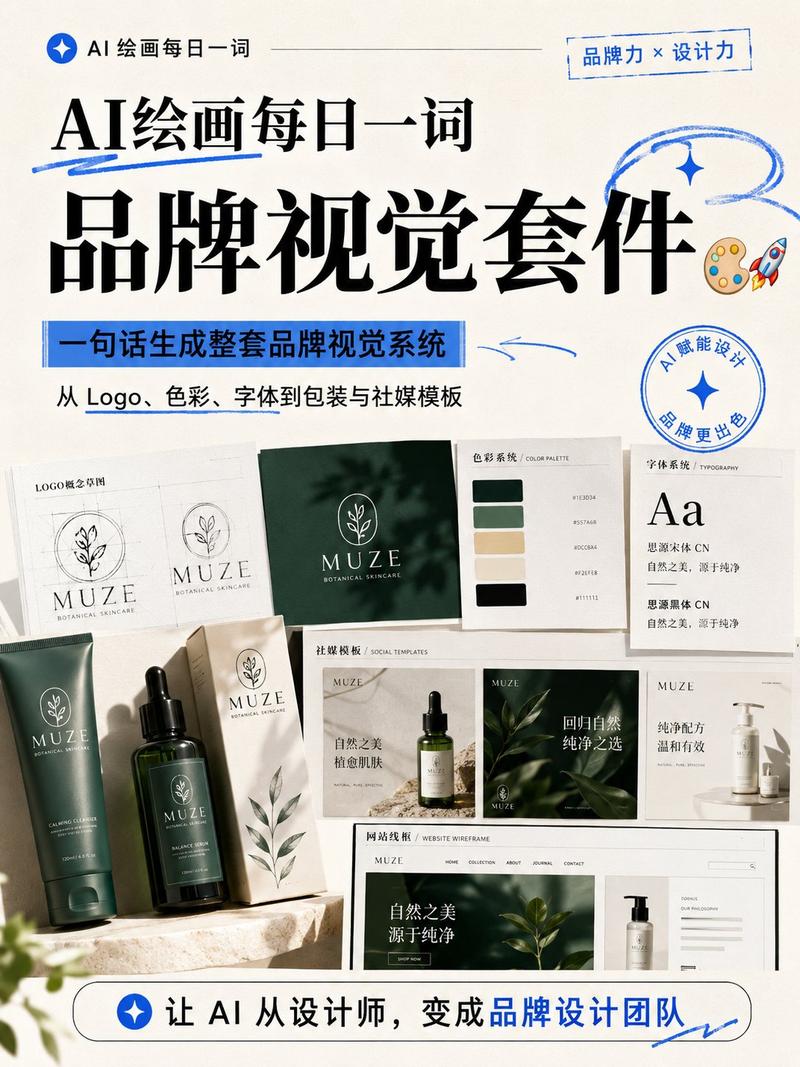 现代高级品牌全套视觉系统设计手册