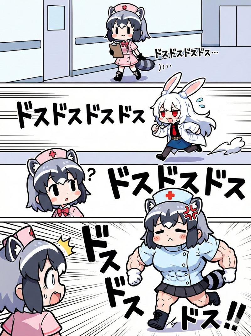 化学试剂催化下的丰韵沙丘猫娘