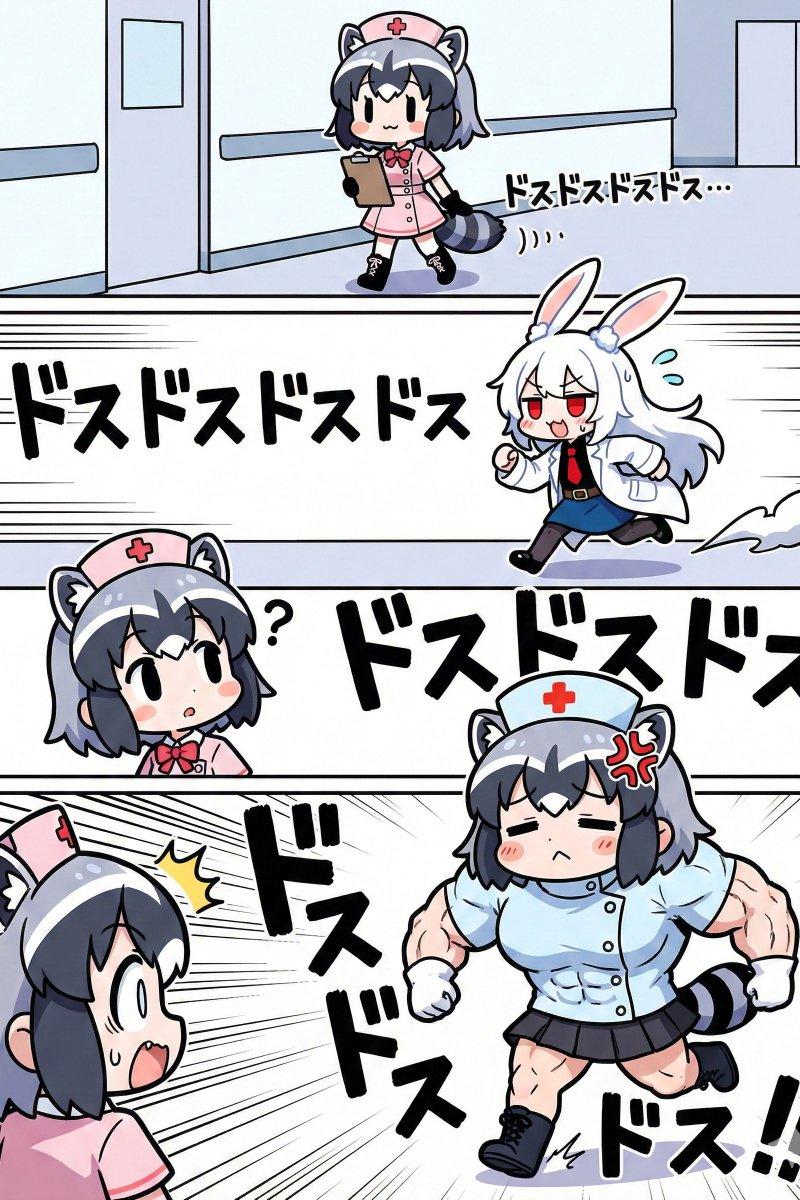 化学试剂催化下的丰韵沙丘猫娘