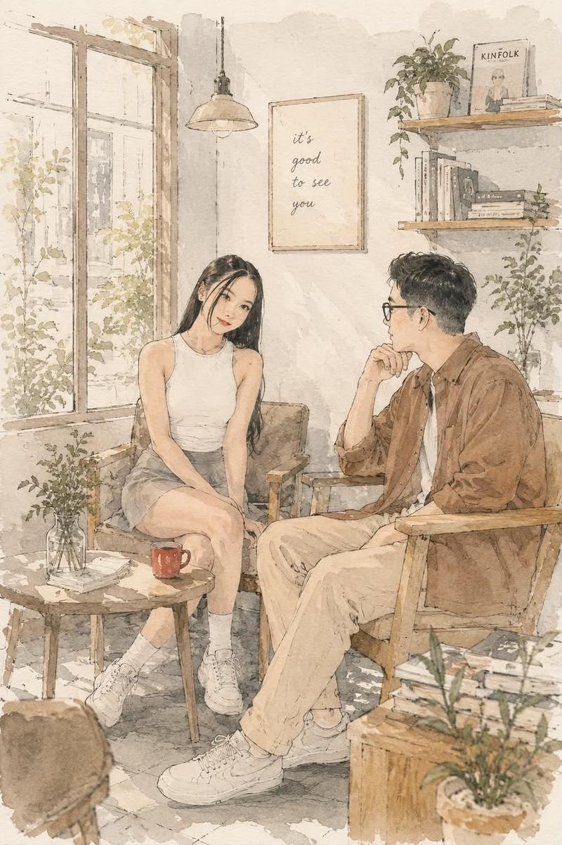 精致日系生活方式插画