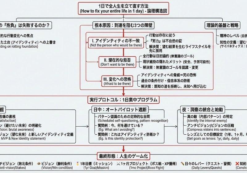 白纸上密集而广阔的日式逻辑树图表