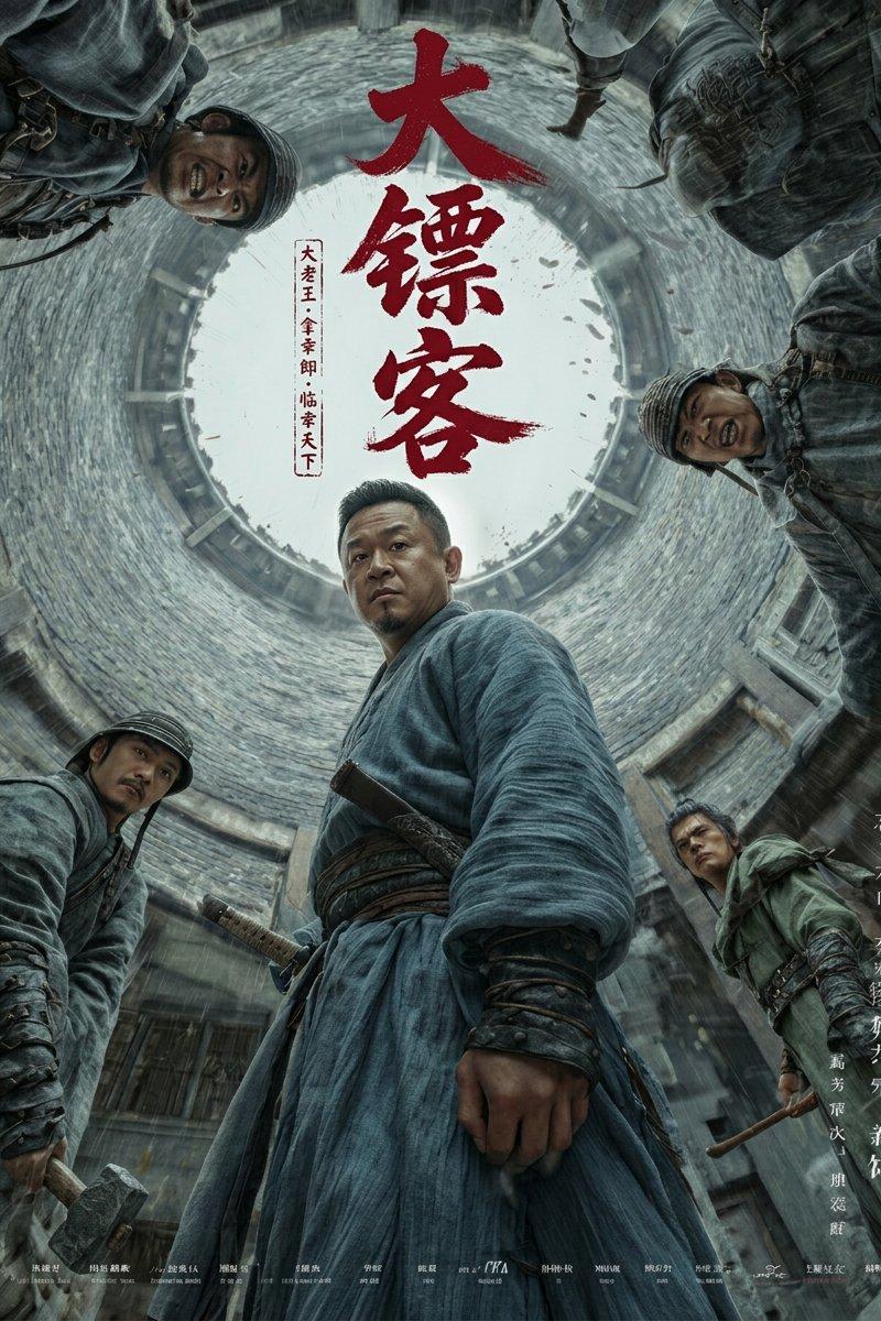 绝境困兽：古风幽井仰拍海报