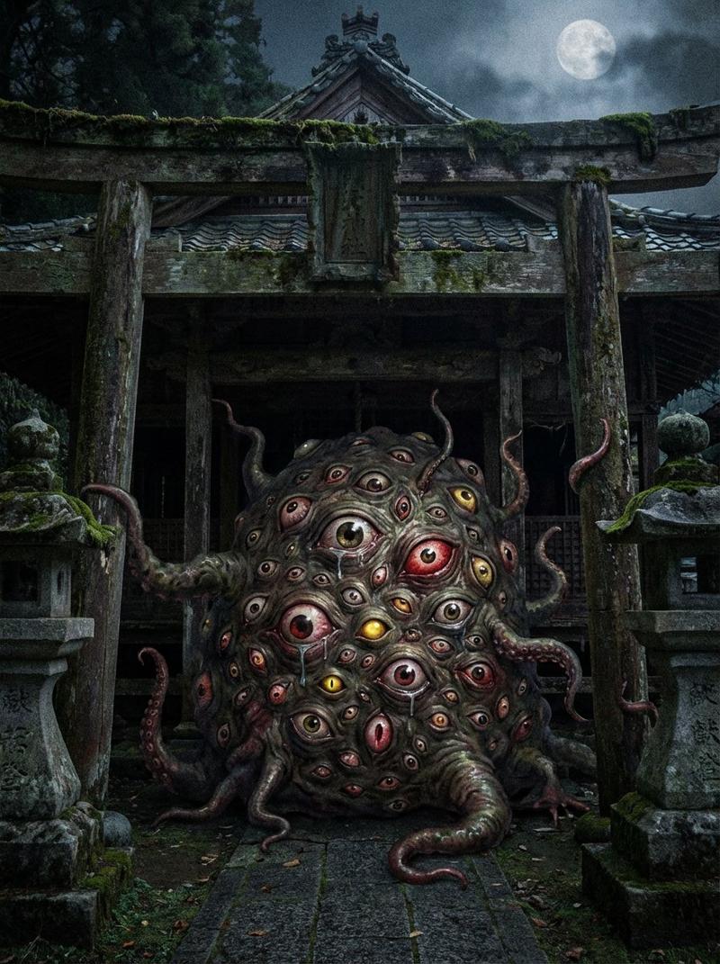 恶心多眼怪物：是食人魔还是未知邪物？
