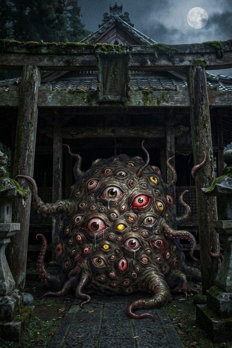 恶心多眼怪物：是食人魔还是未知邪物？
