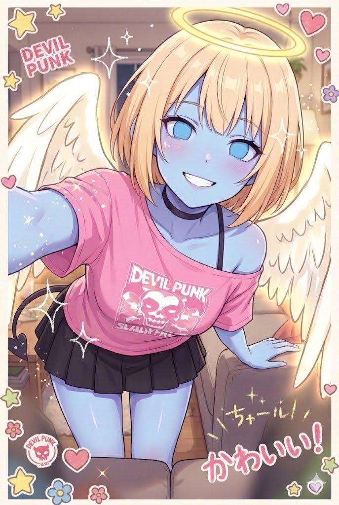 梦幻日系大头贴风格少女柔光美颜
