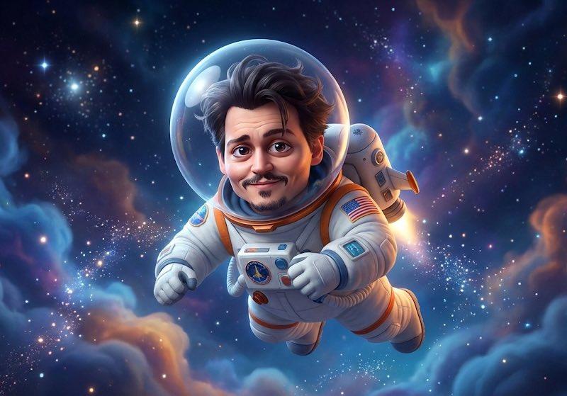 梦幻星云皮克斯风名人宇航员头像