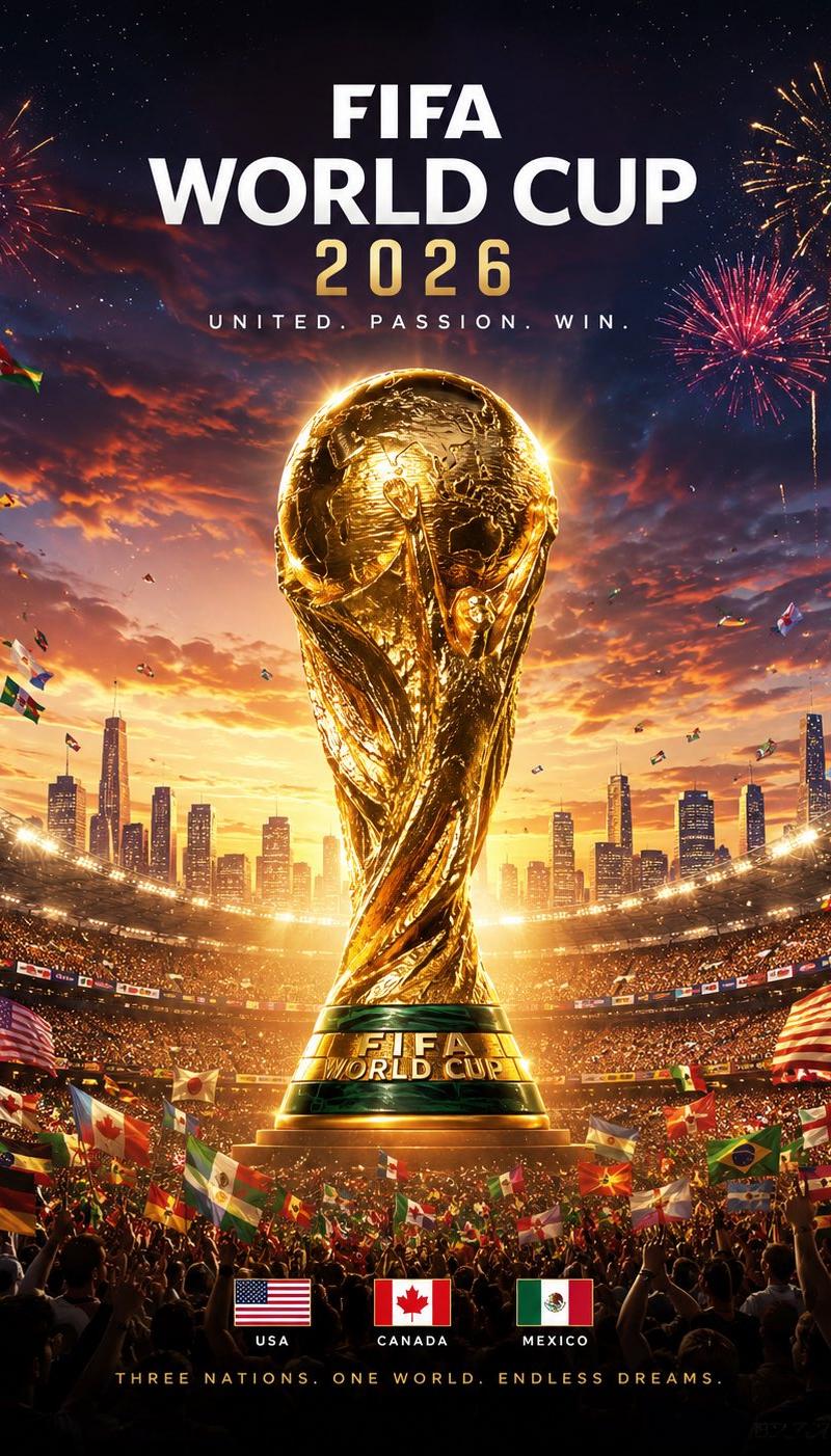 2026世界杯官方风格电影感海报