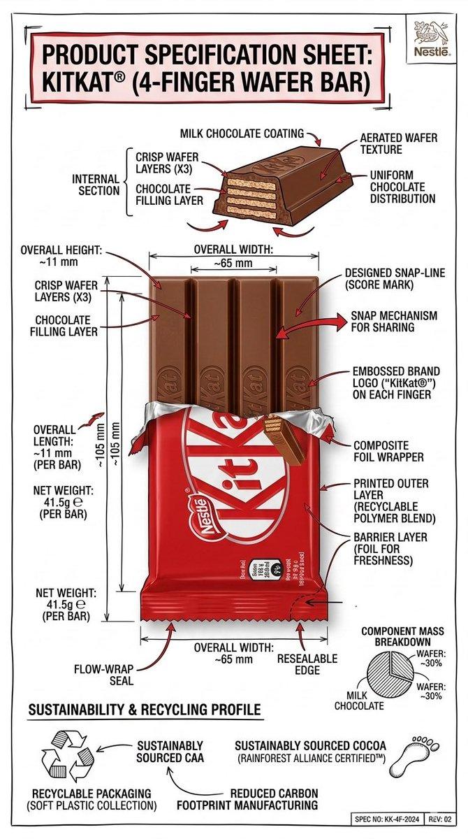 食品工程蓝图风格产品拆解图