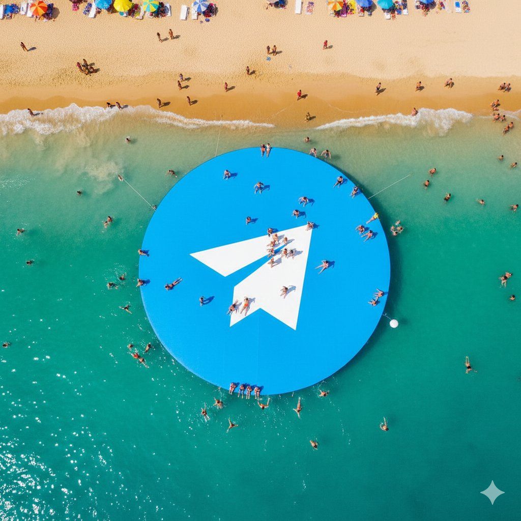 碧海巨型WhatsApp充气Logo众人狂欢
