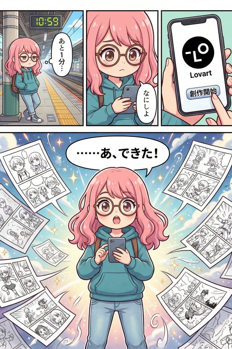 少女指尖轻触唤醒黑白漫域