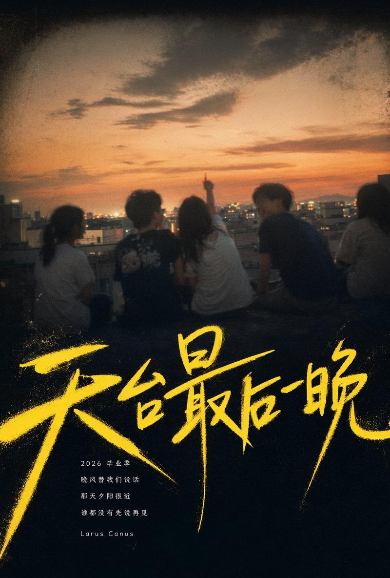 毕业季青春记忆手写海报