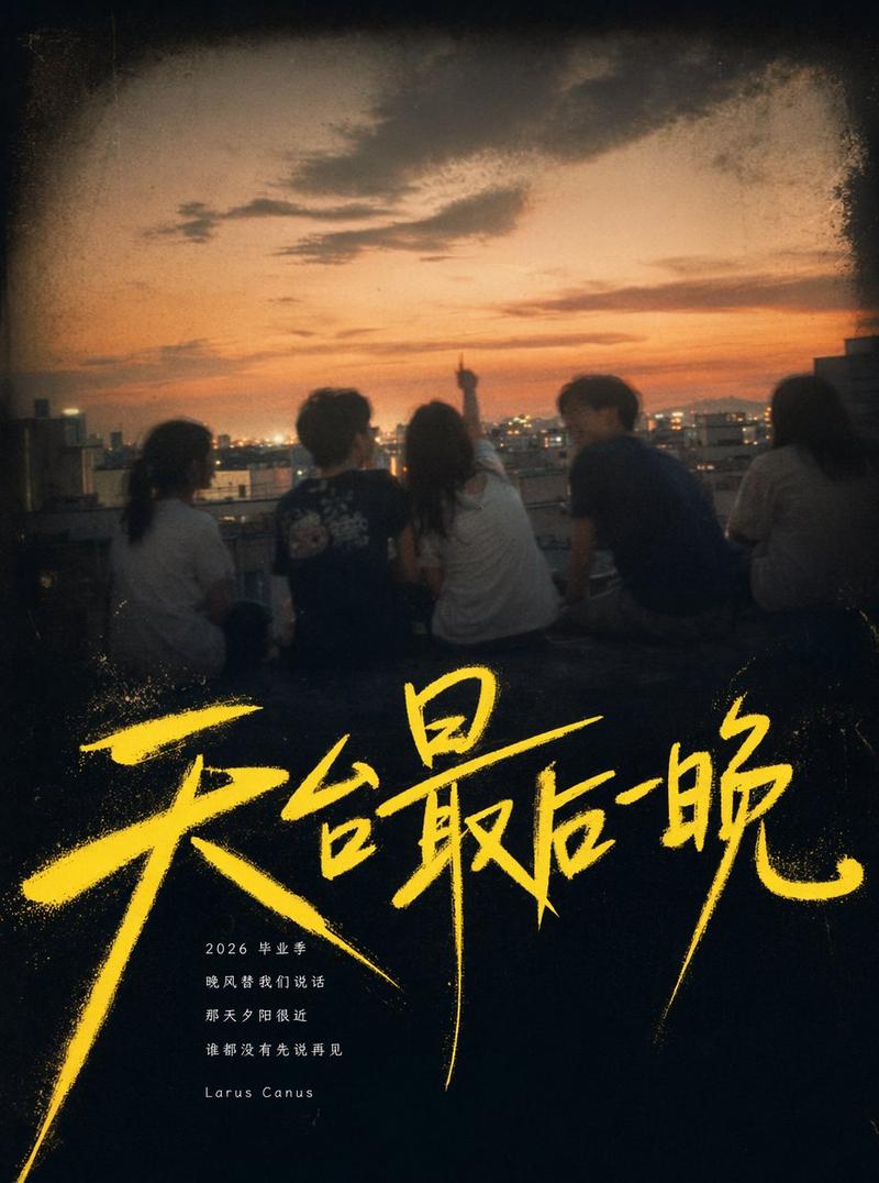 毕业季青春记忆手写海报