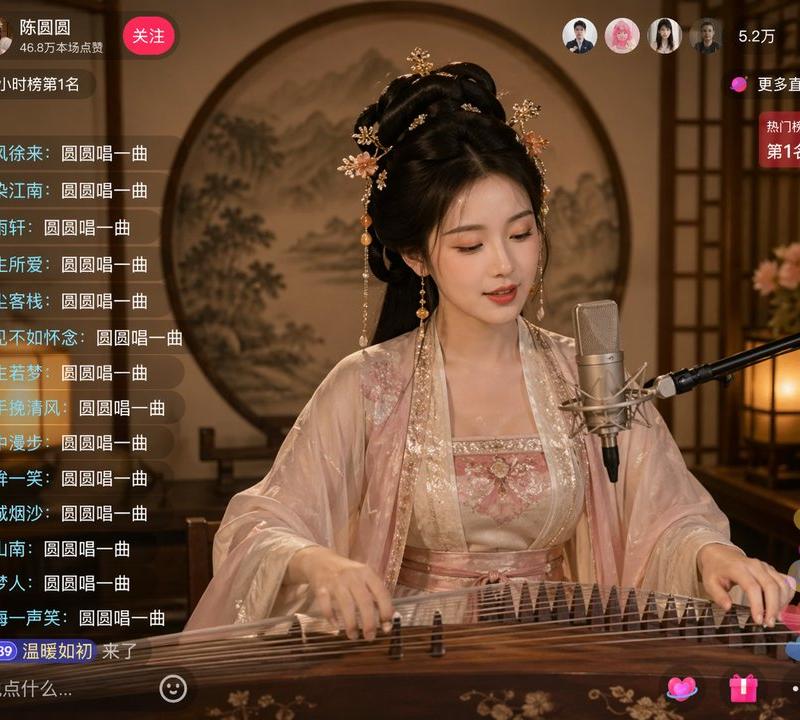 古筝弹唱古典美人
