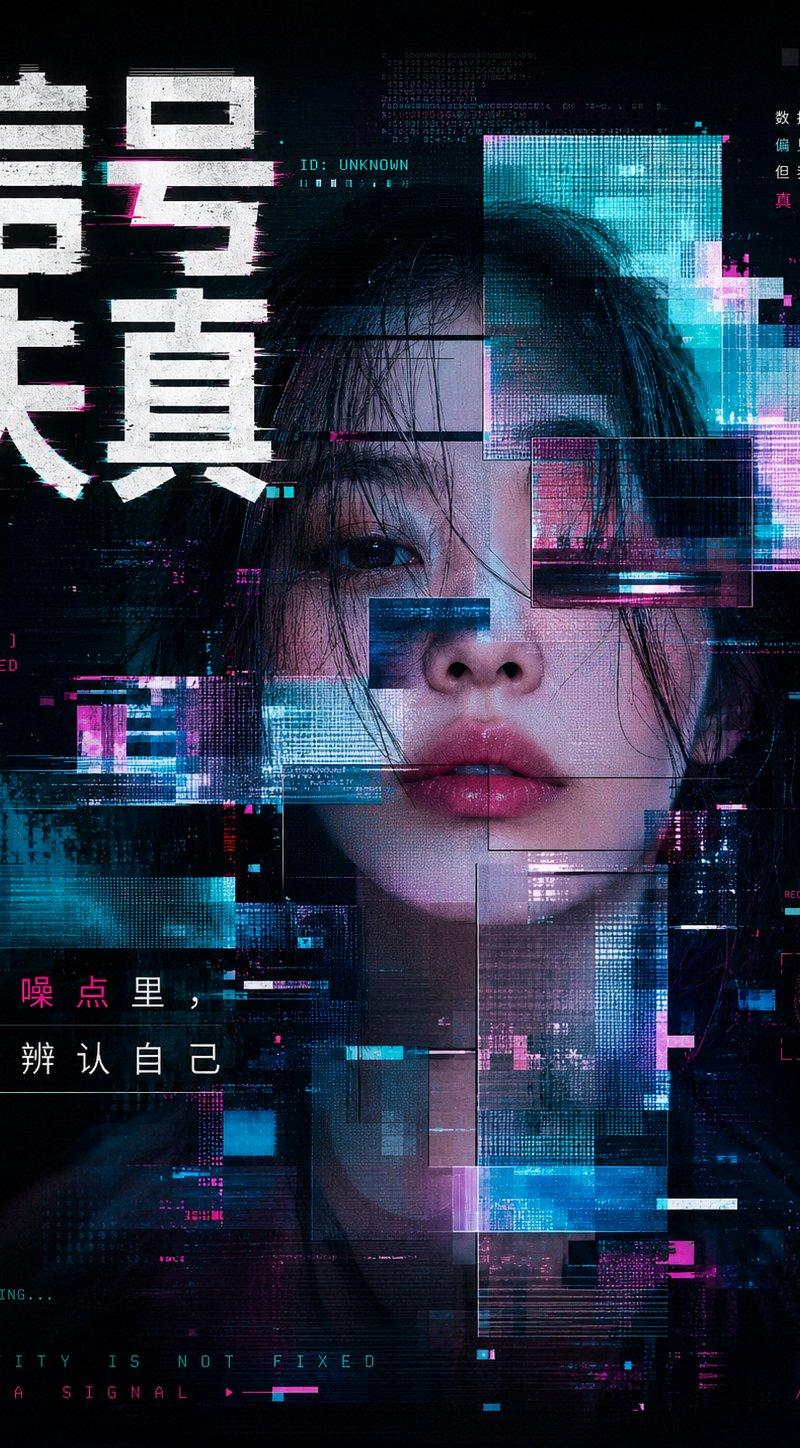 高级中文人物拼贴艺术海报