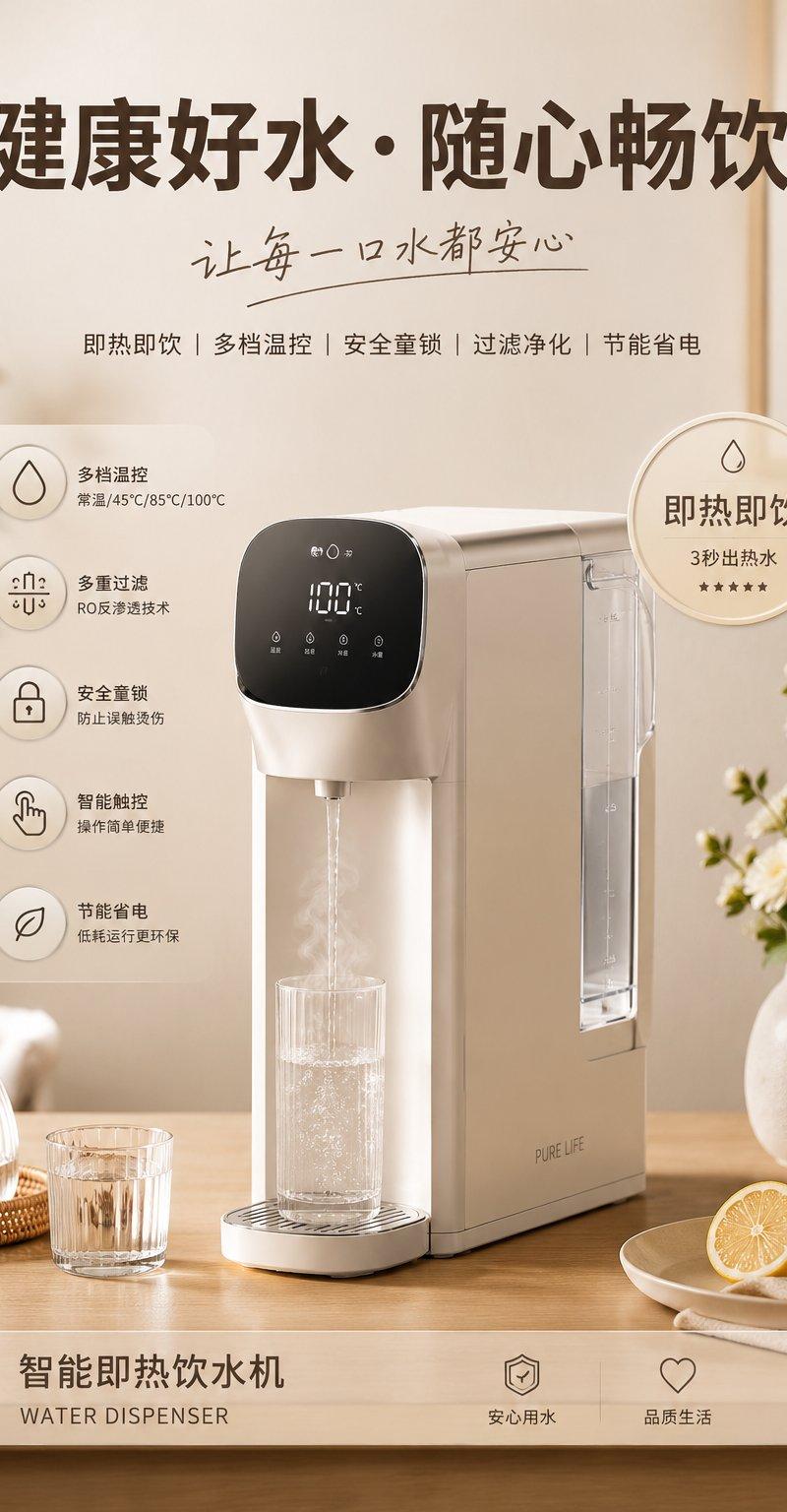 高质感咖啡壶家电广告海报