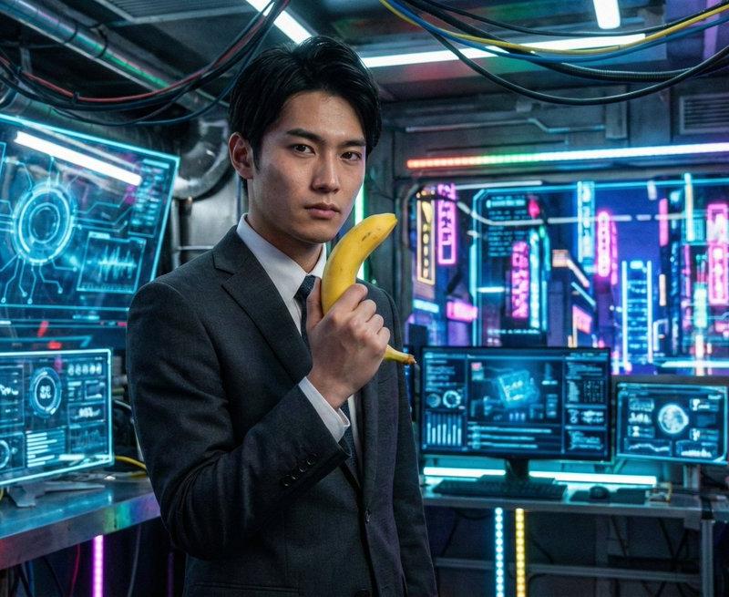 凝视全息屏幕的未来科技办公室精英