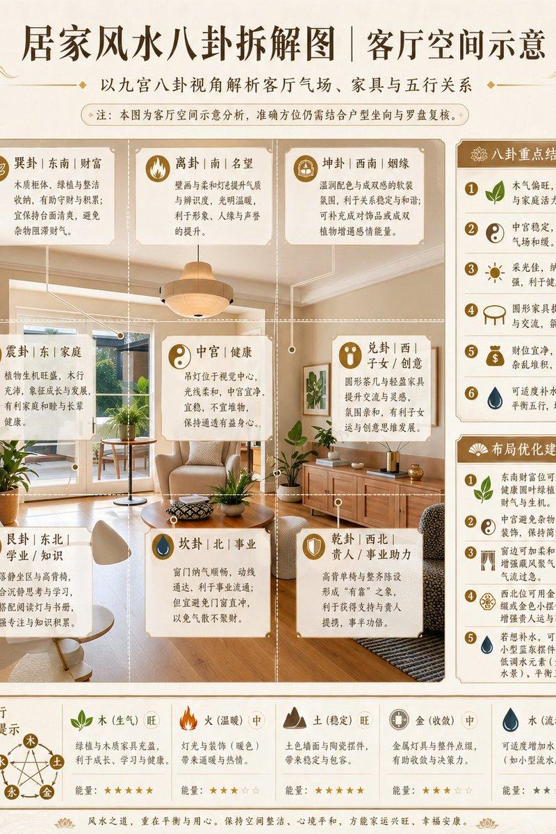 房屋风水八卦深度解析图