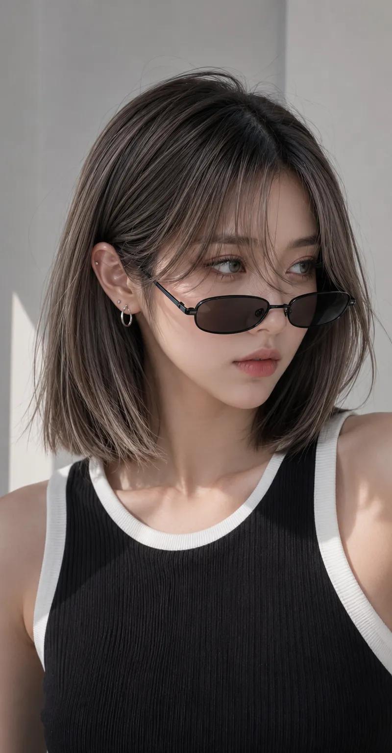 超写实极简奢华东亚女性时尚肖像