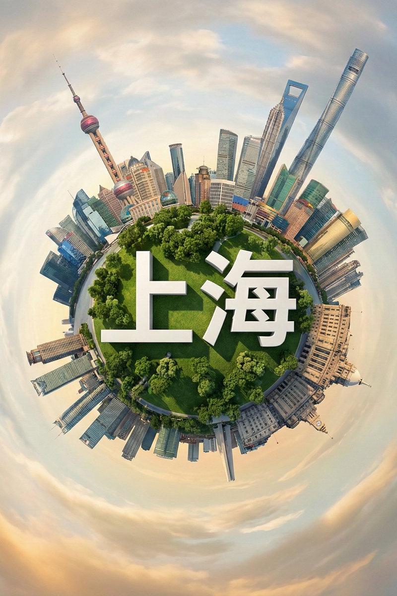 悬浮宇宙的超写实上海微缩星球地标
