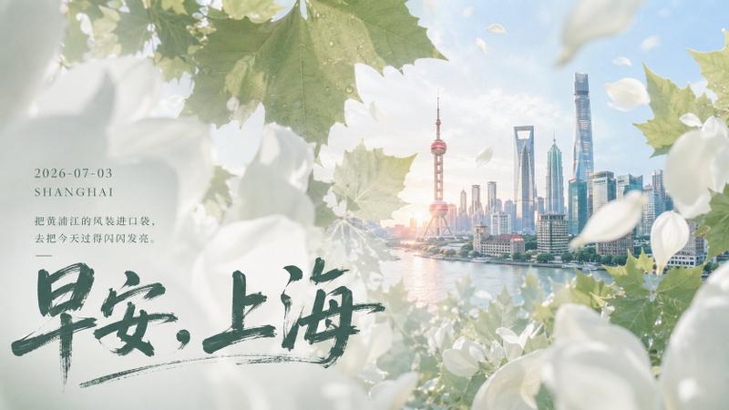 强沉浸感省份城市早安系列海报