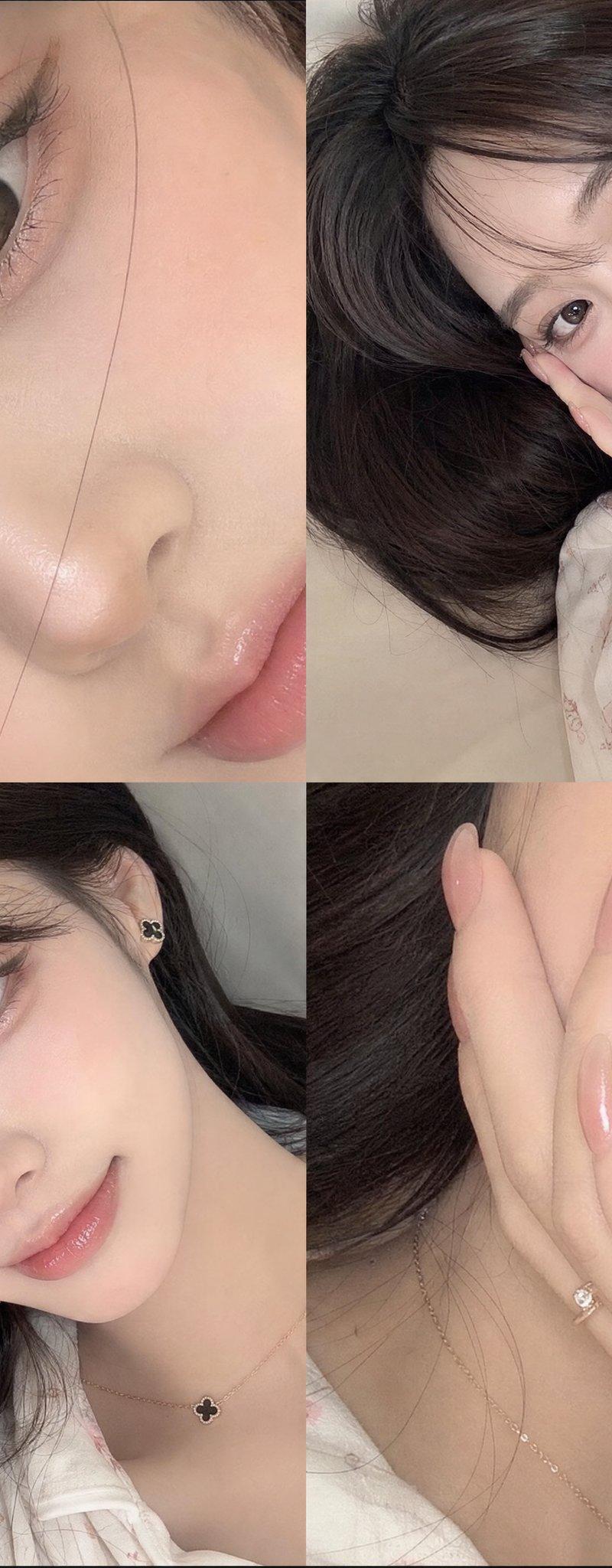iPhone17ProMax超写实少女四格自拍