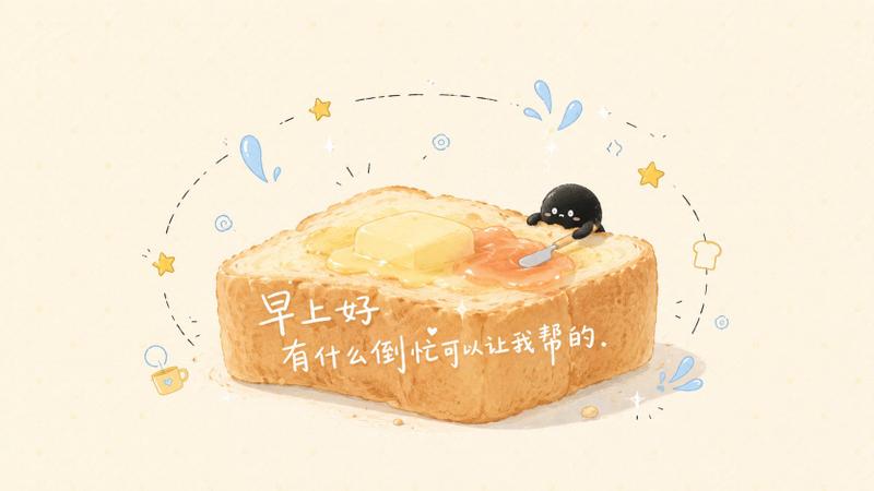 日系手账风治愈视觉卡片