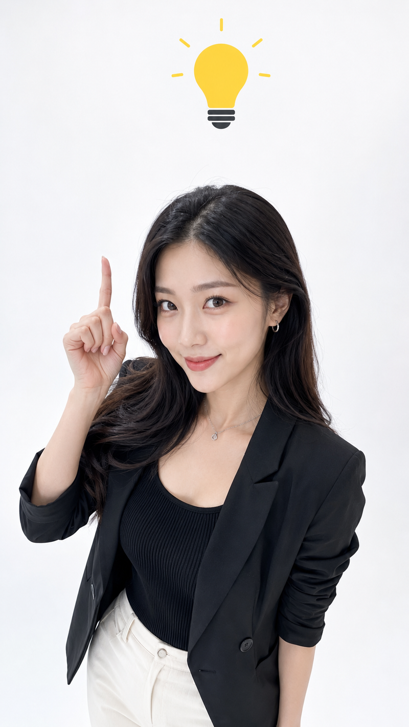 韩美女博主短视频开场照