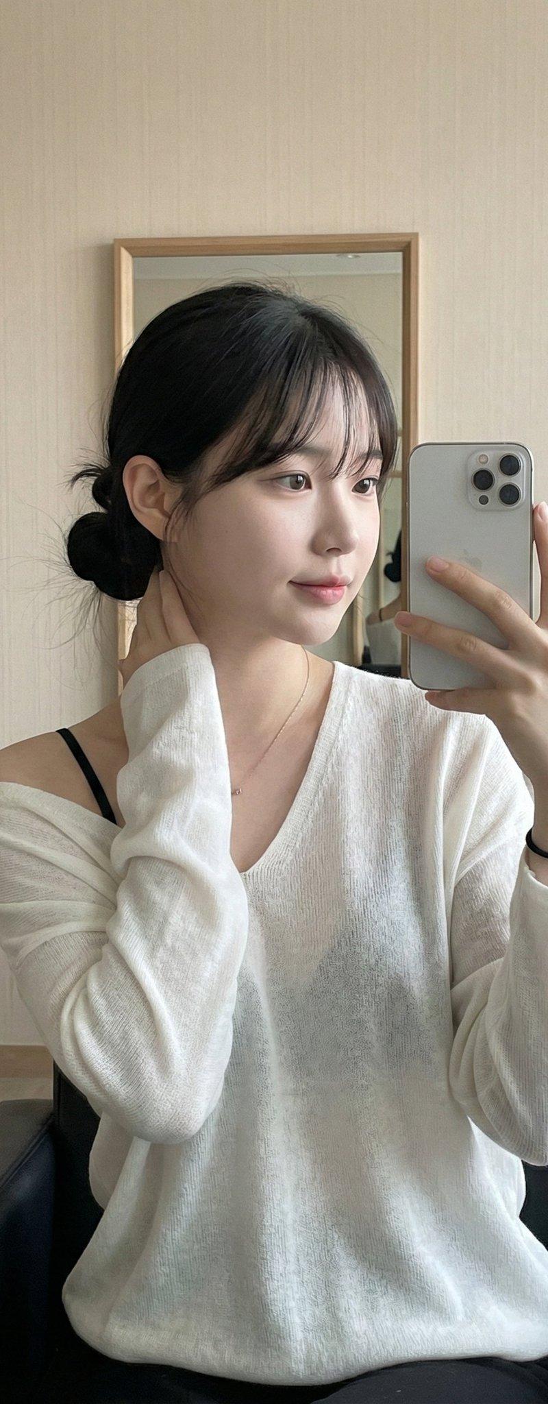 慵懒黑椅纯白诱惑