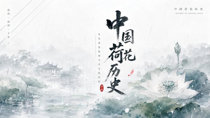 荷花清透书写感知识图鉴