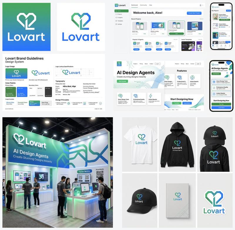 Lovart品牌全案视觉设计