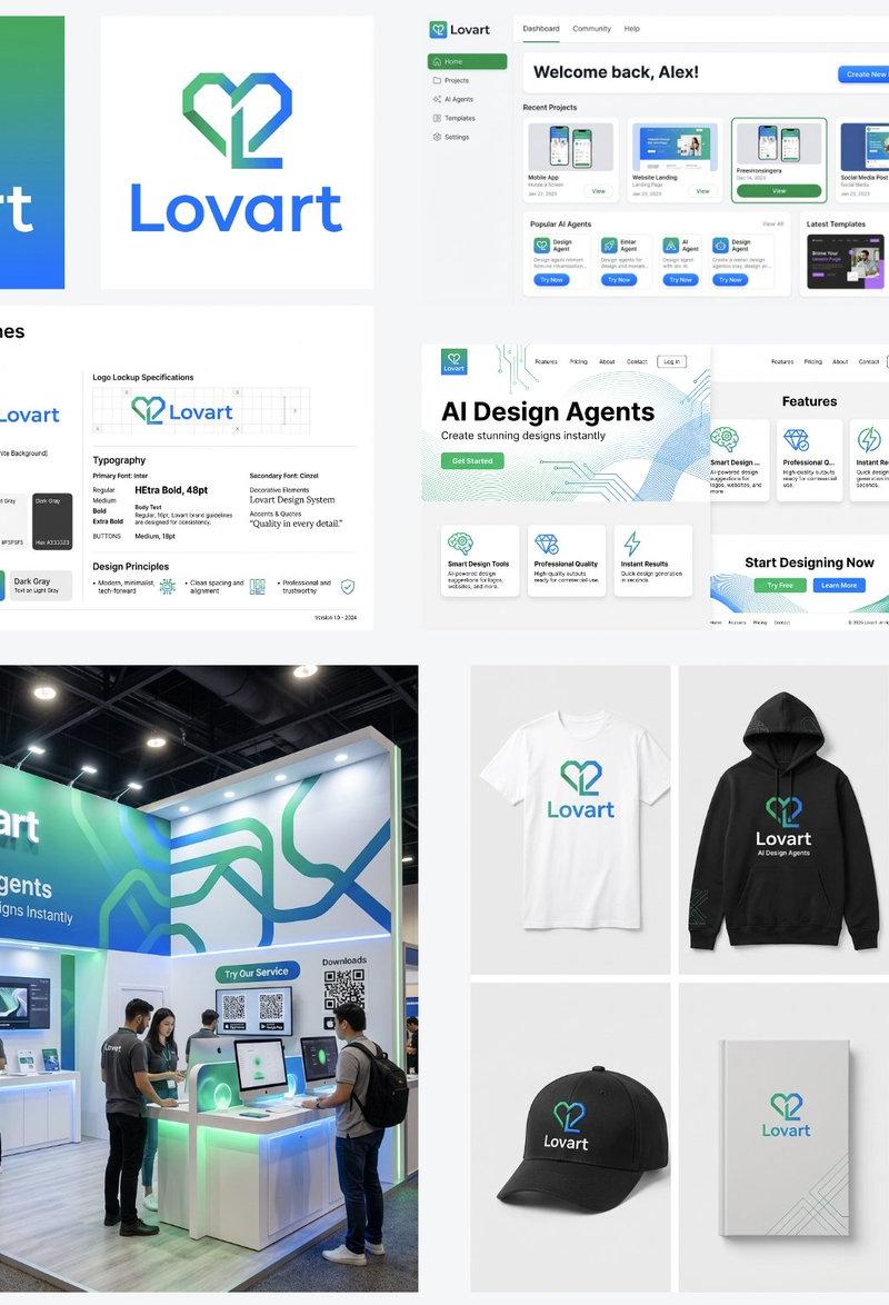 Lovart品牌全案视觉设计