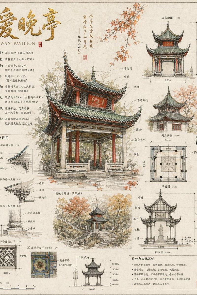 大师级建筑手绘设计长卷