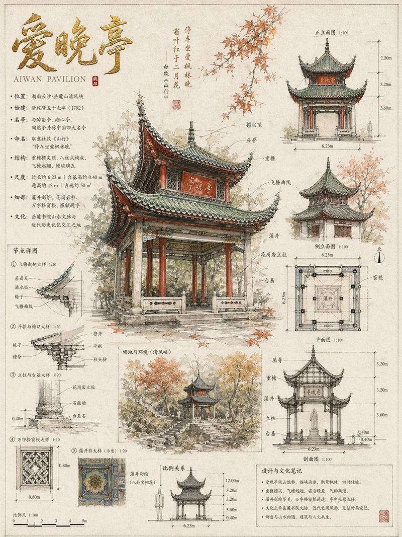 大师级建筑手绘设计长卷