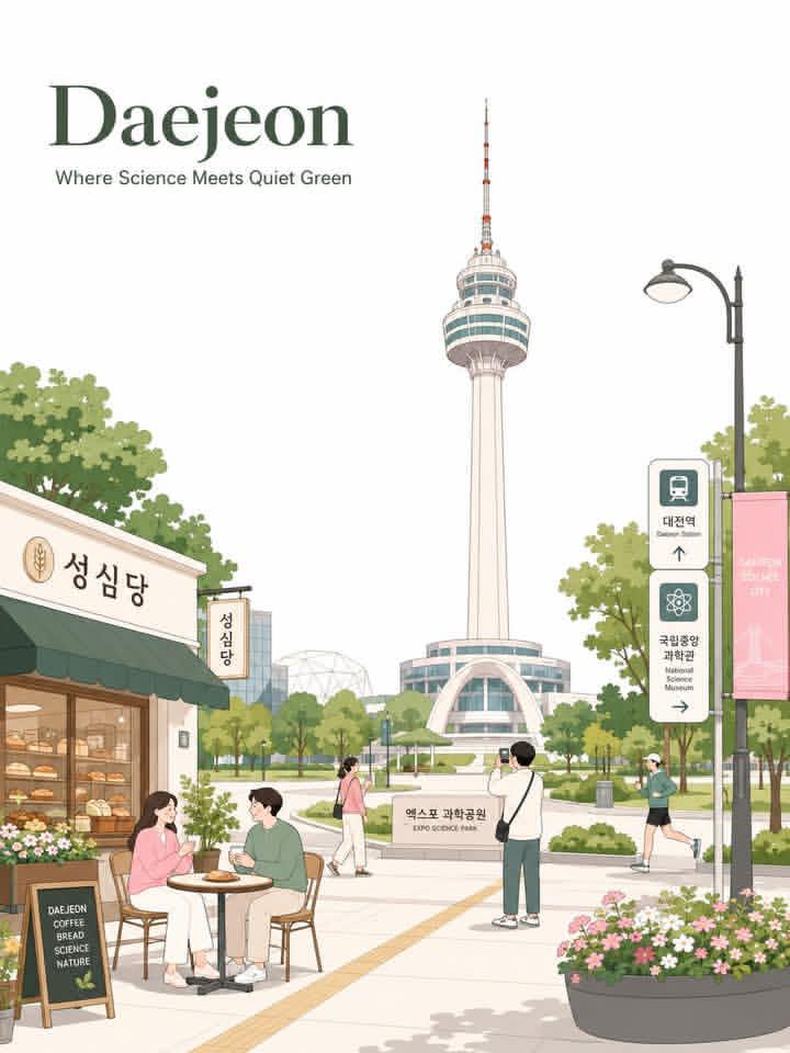 极简扁平矢量风格城市旅行海报