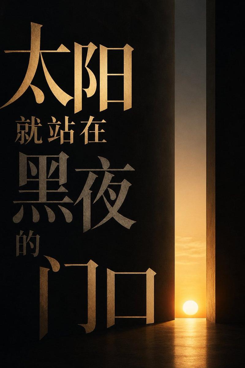 极简高桥流黑白光影海报