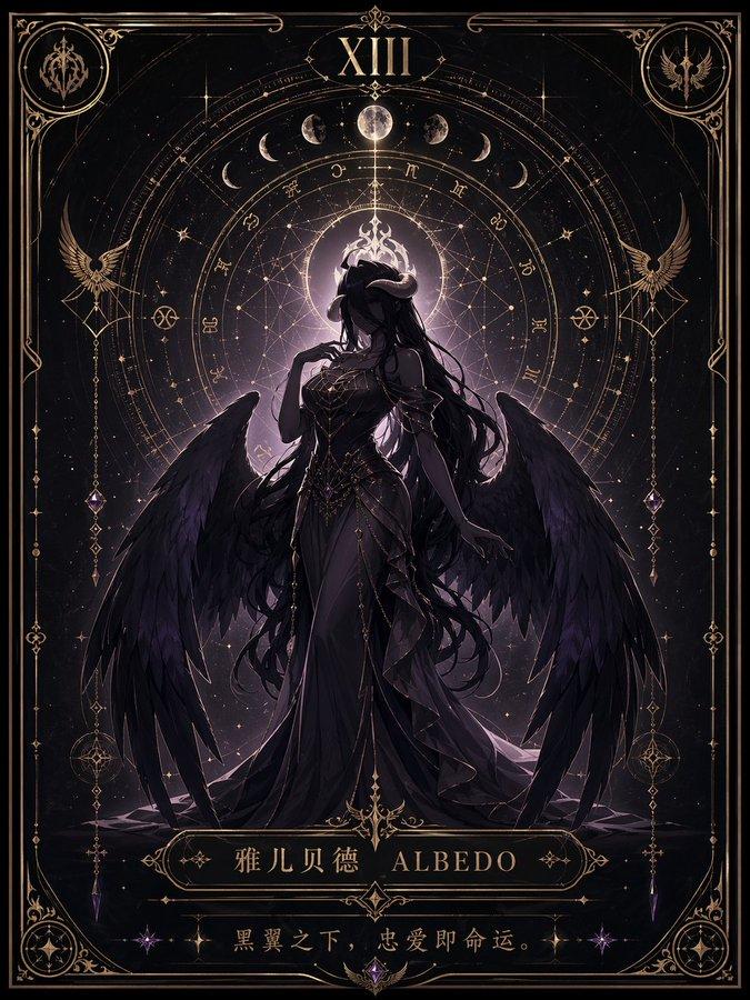 极简命运星盘塔罗海报