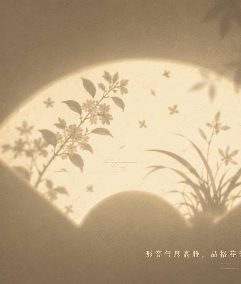 极简诗意光影中式成语海报