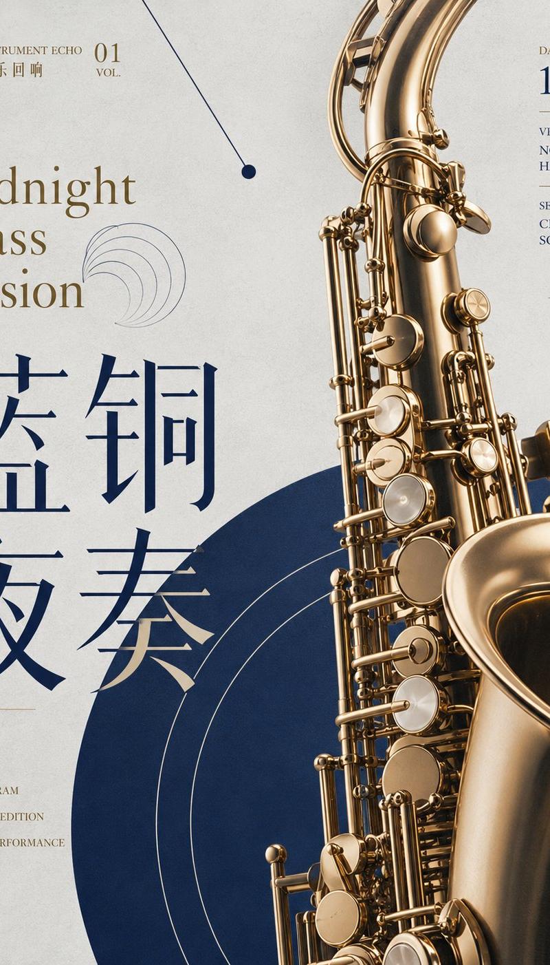 现代艺术音乐会系列海报设计提示词