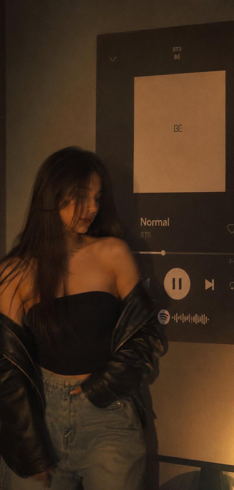 氛围感深夜TikTok美学人像