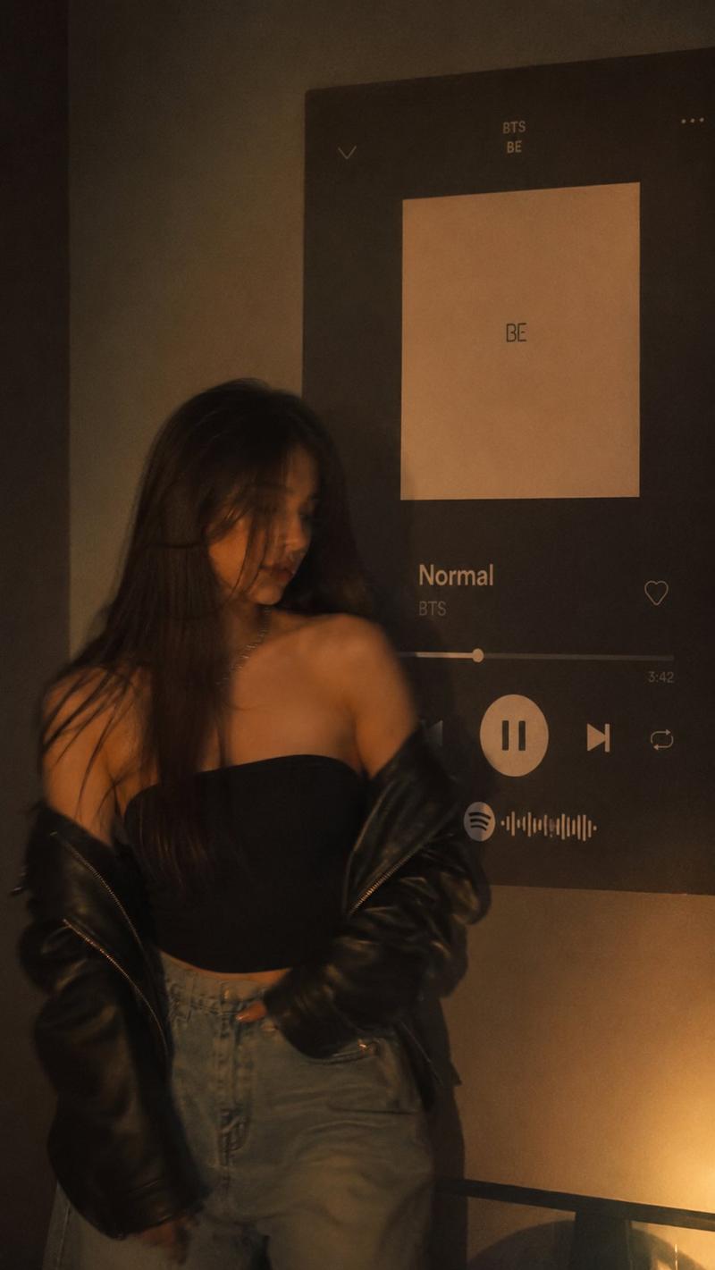 氛围感深夜TikTok美学人像