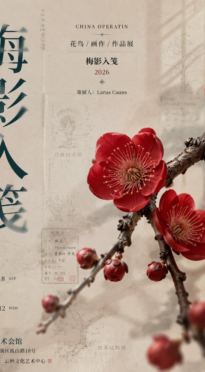 新中式高端展览海报设计