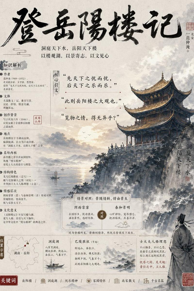 诗意分层诗歌解析海报设计