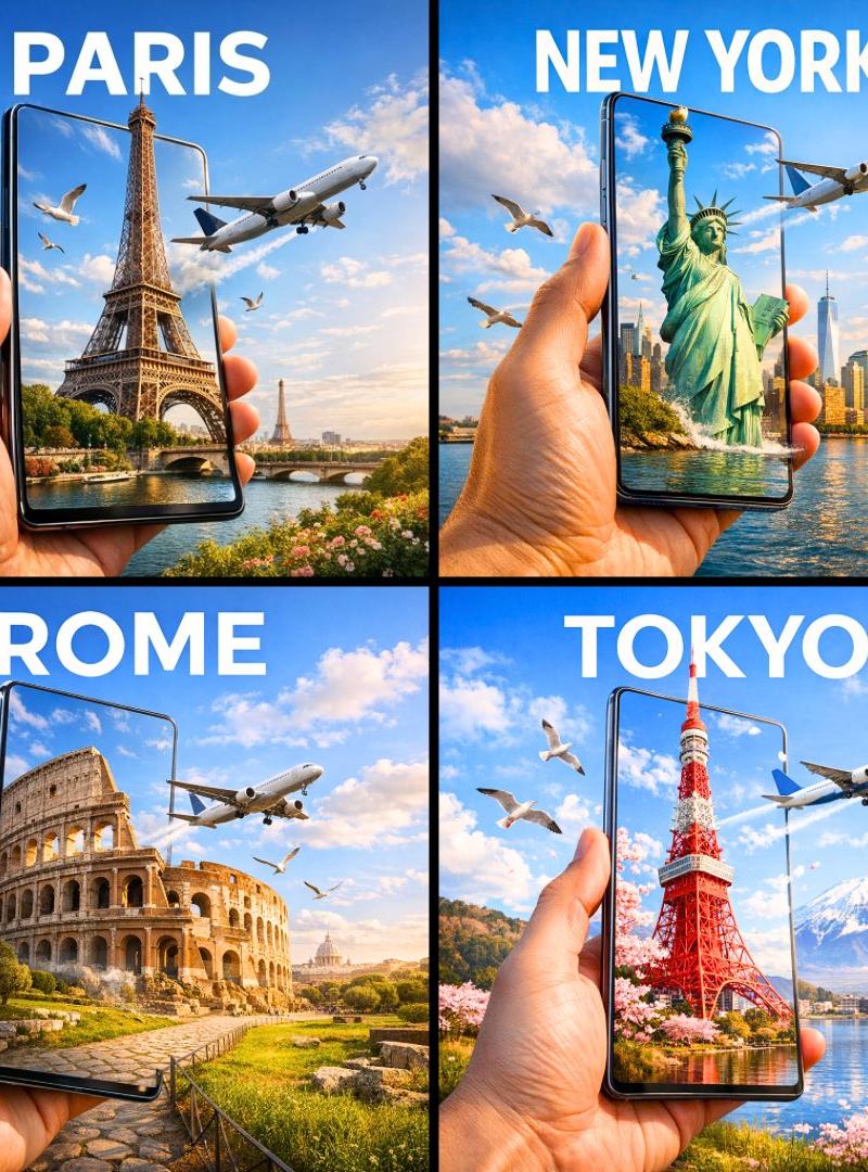 一则超写实的旅行广告