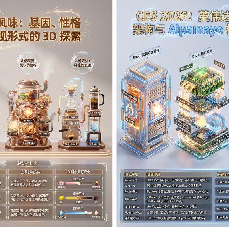 高密度的中文 3D 信息图