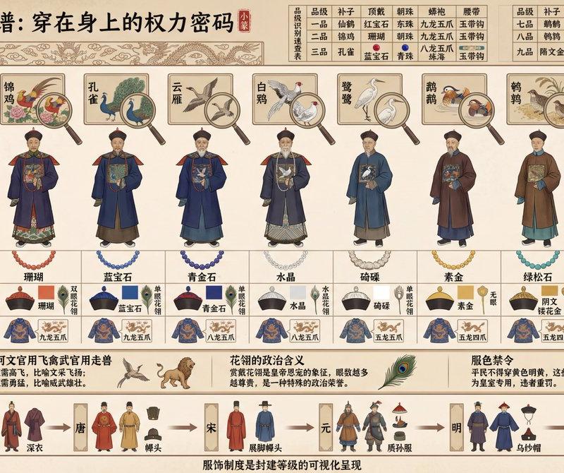 中国古代官服品级图谱