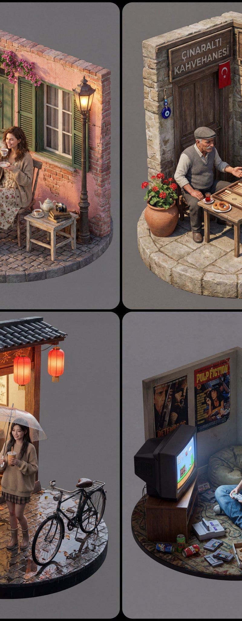 超逼真3D等距视图