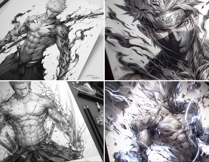 铅笔素描画