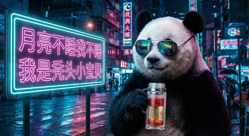 月亮不睡我不睡